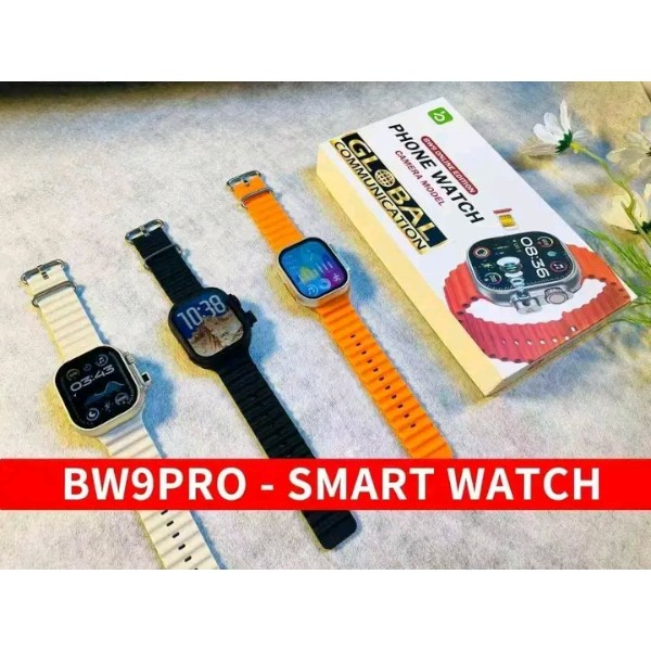 BW9 Pro Online Edition Smart Watch with Built-in Camera & SIM Support (Phone Watch)