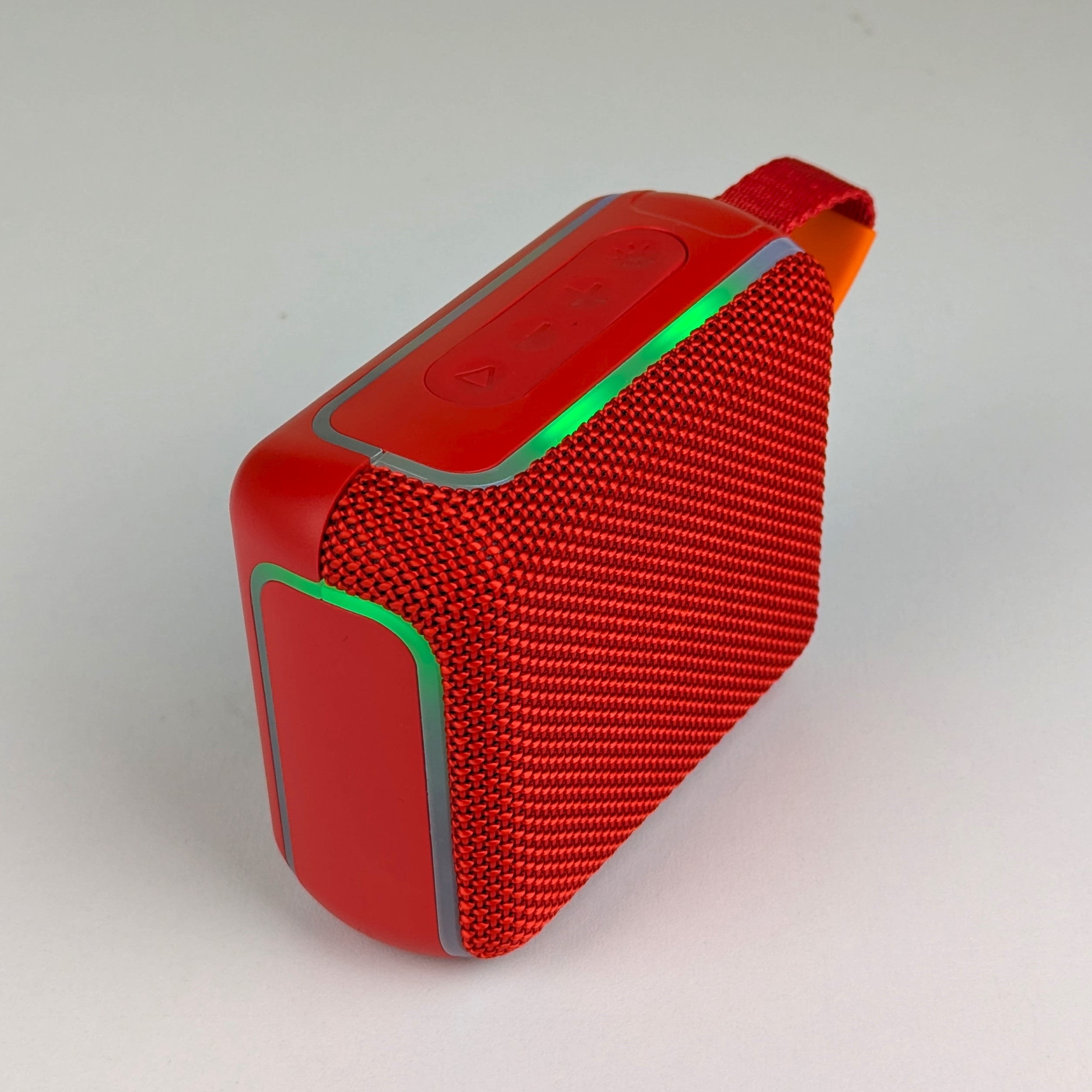 GRAB & GO 4 Portable Wireless Bluetooth Speaker – IPX7 Waterproof, RGB Light Effect, Bluetooth 5.3, 7H Battery Life & Compact Outdoor Speaker with Handy Strap