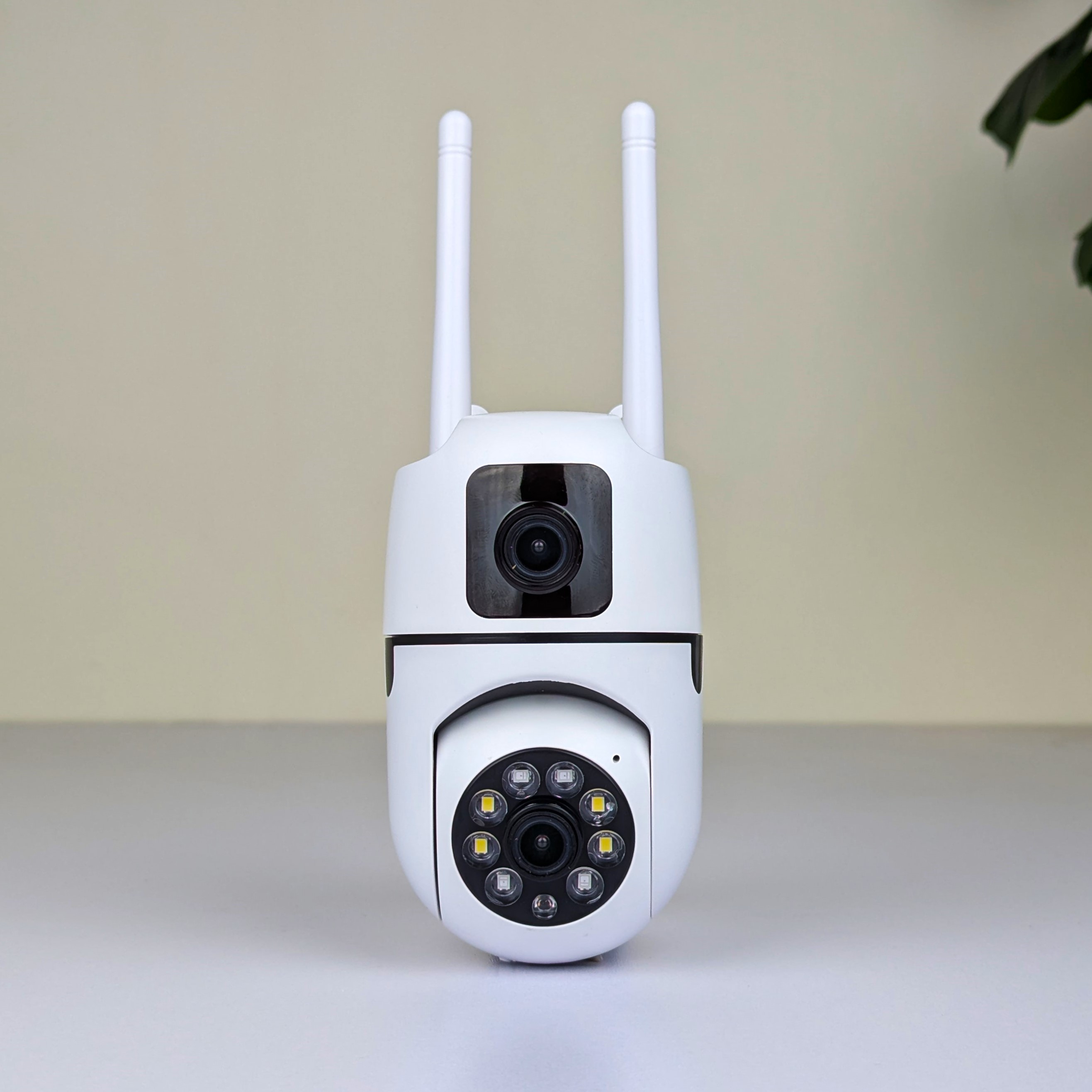 New V380 Mini Indoor PTZ Dual Lens 4MP HD Smart Home WiFi Security Camera – Baby Monitor with Night Vision, Two-Way Audio & Cloud Storage (SQ21-L)