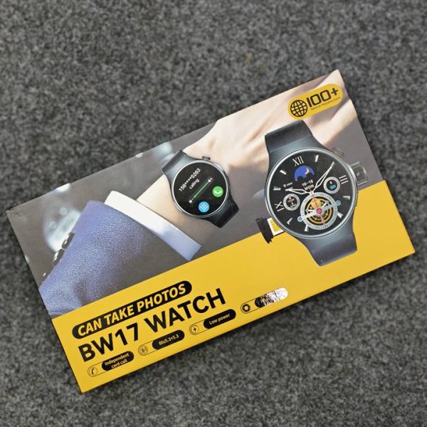 BW17 Smart Watch with Built-in Camera & SIM Card Support (Round Dial)