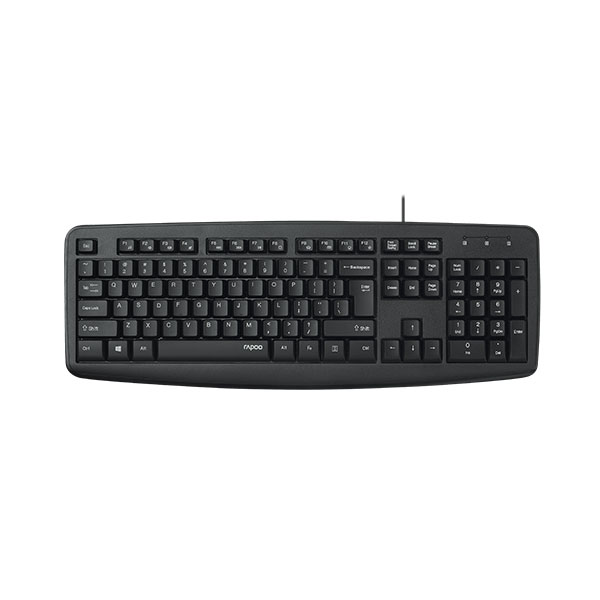 Rapoo NK2600 USB Wired Keyboard – Black